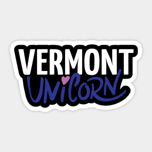 Vermont Unicorn Sticker